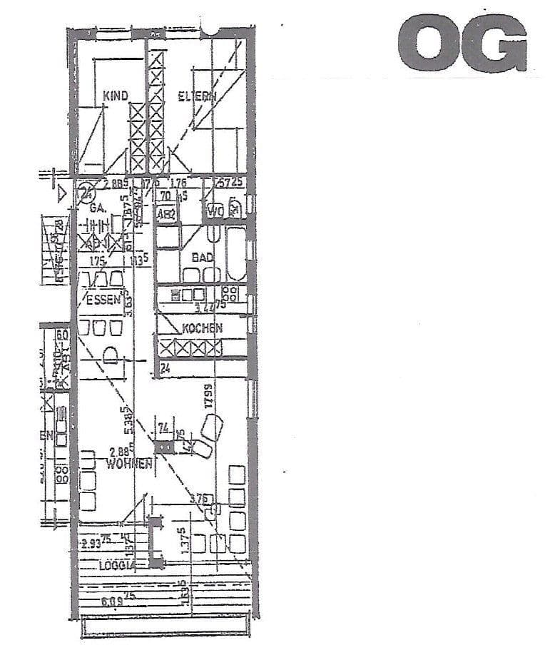 Pronájem bytu 3+1 110 m², Osnabrück, Dolní Sasko Pronájem bytu 3+1 110 m², Osnabrück, Dolní Sasko