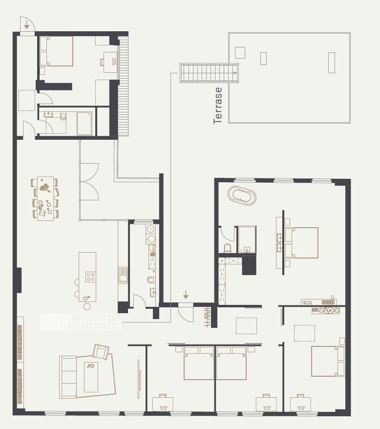 Prodej bytu 6+1 280 m², Rönnestraße 4, Berlin, Berlín Prodej bytu 6+1 280 m², Rönnestraße 4, Berlin, Berlín
