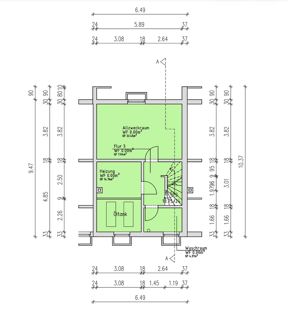 Pronájem domu 95 m², pozemek 243 m², Am Rehmenfeld, Zeven, Dolní Sasko Pronájem domu 95 m², pozemek 243 m², Am Rehmenfeld, Zeven, Dolní Sasko