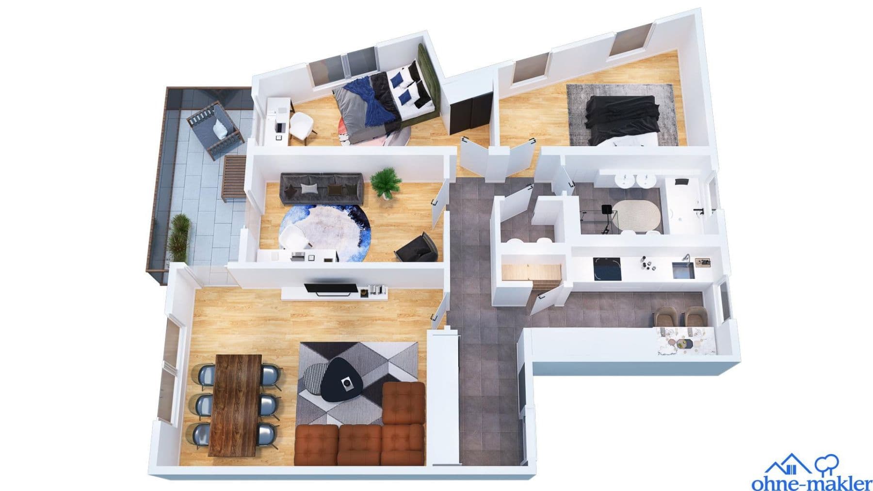 Prodej bytu 4+1 113 m², Stuttgart, Bádensko-Württembersko Prodej bytu 4+1 113 m², Stuttgart, Bádensko-Württembersko
