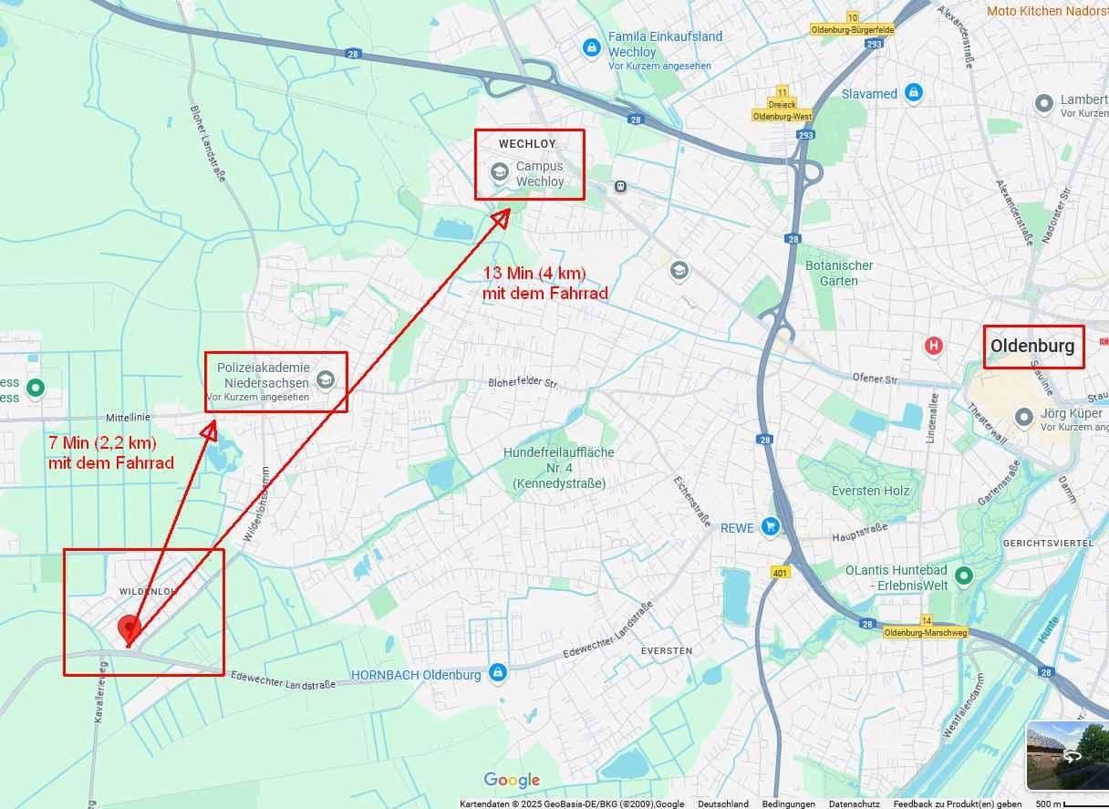Pronájem bytu 3+1 59 m², Wildenlohsdamm 2, Edewecht, Dolní Sasko Pronájem bytu 3+1 59 m², Wildenlohsdamm 2, Edewecht, Dolní Sasko
