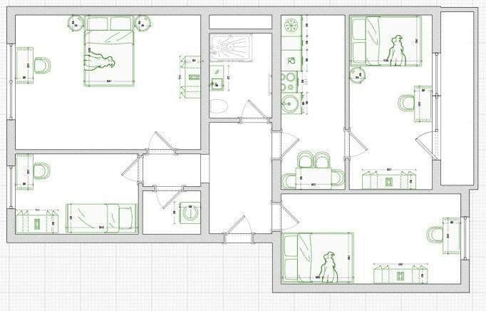 Pronájem bytu 77 m², Deisenhofener Straße 79b, München, Bavorsko Pronájem bytu 77 m², Deisenhofener Straße 79b, München, Bavorsko
