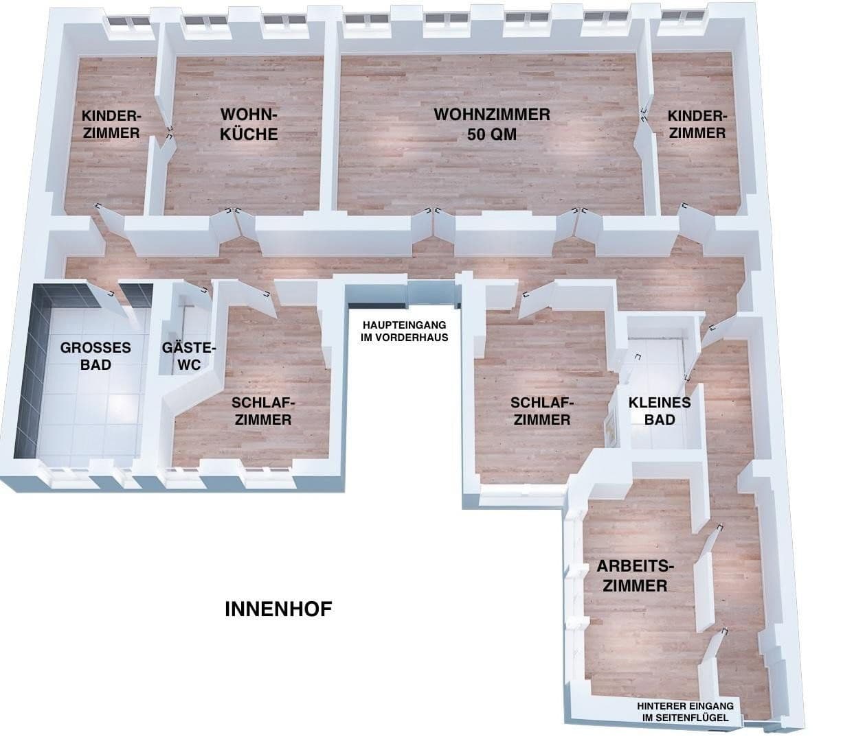 Prodej bytu 6+1 217 m², Berlin, Berlín Prodej bytu 6+1 217 m², Berlin, Berlín