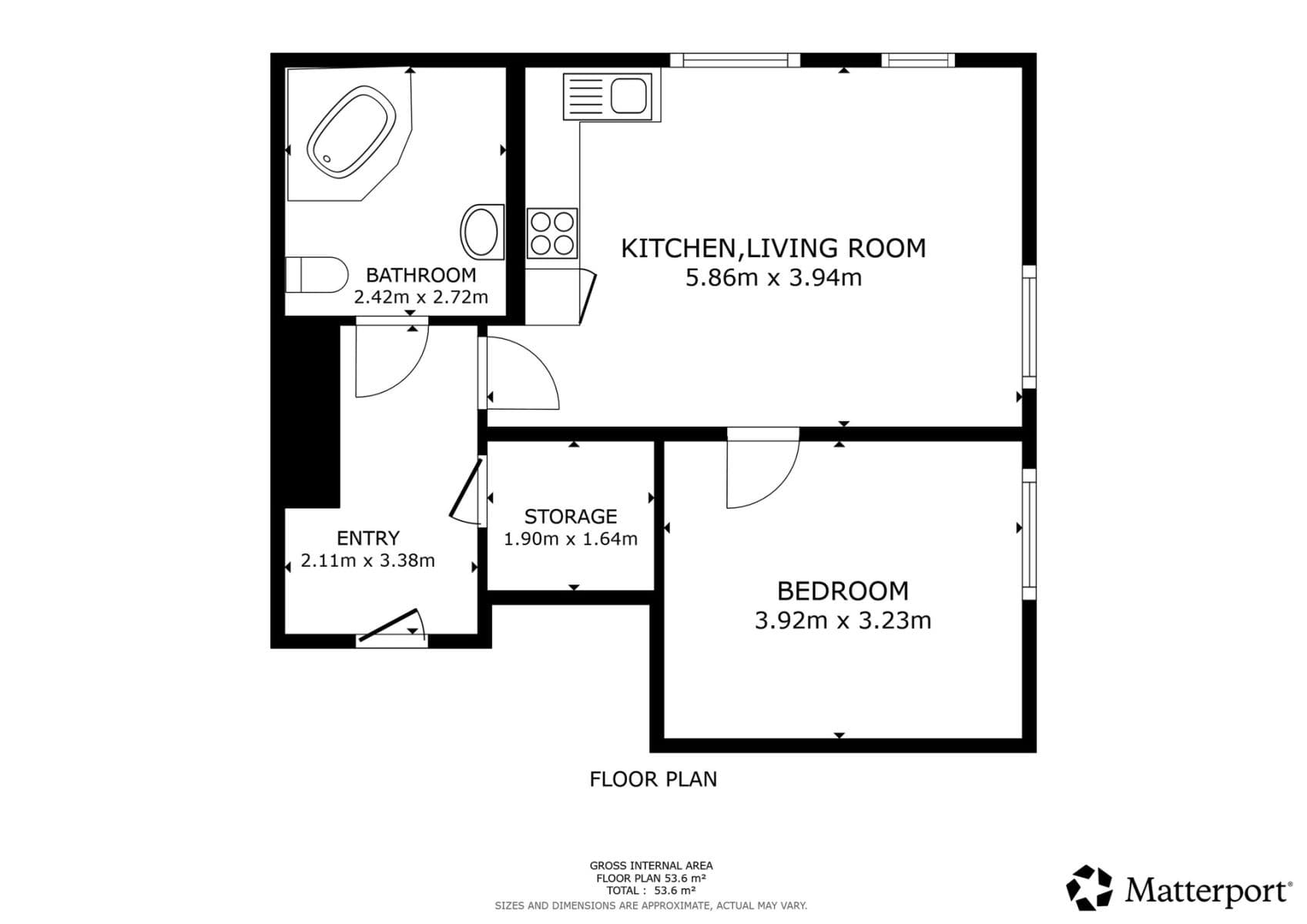 Pronájem bytu 2+kk 49 m², Na Výrovně, Praha, Praha Pronájem bytu 2+kk 49 m², Na Výrovně, Praha, Praha
