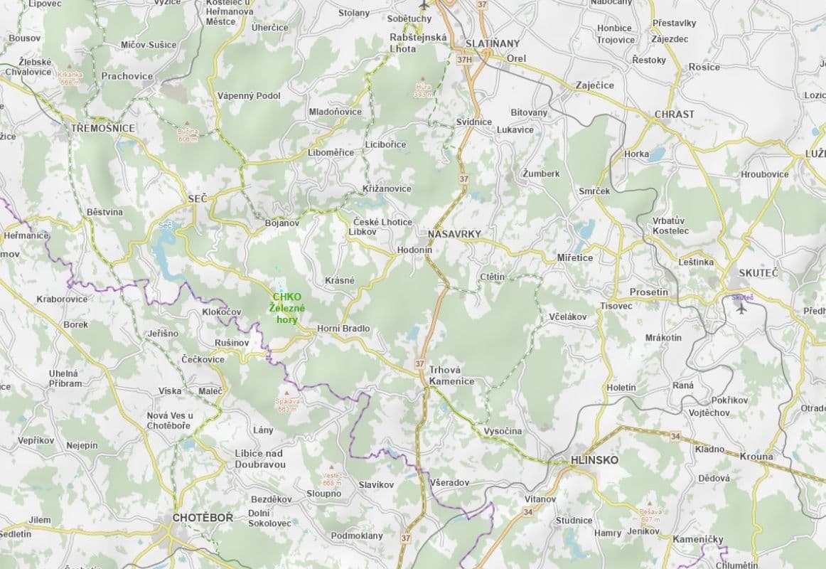 Prodej pozemku 37.292 m², Horní Bradlo, Pardubický kraj Prodej pozemku 37.292 m², Horní Bradlo, Pardubický kraj