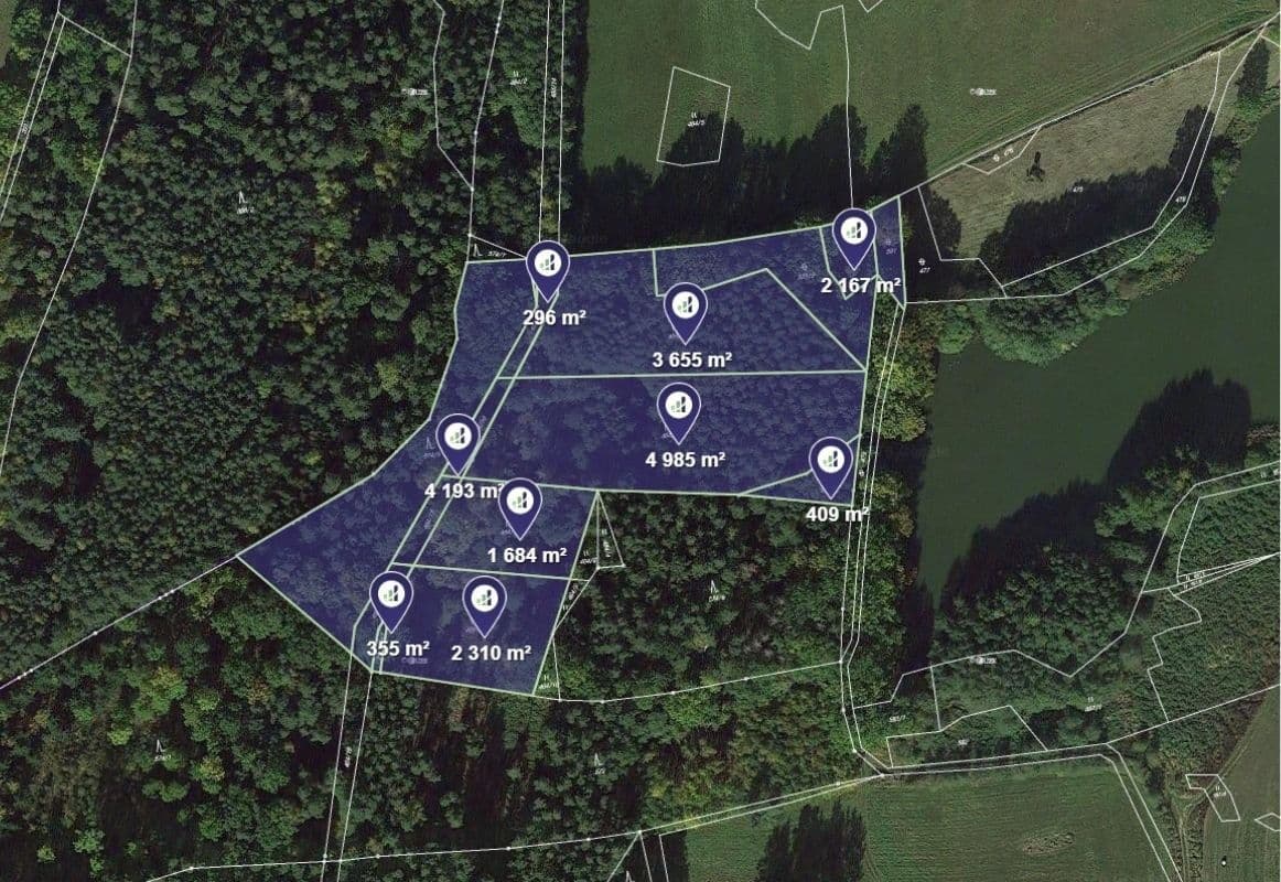 Prodej pozemku 20.054 m², Stříbřec, Jihočeský kraj Prodej pozemku 20.054 m², Stříbřec, Jihočeský kraj