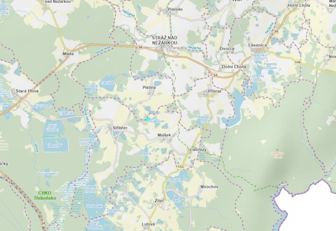 Prodej pozemku 20.054 m², Stříbřec, Jihočeský kraj Prodej pozemku 20.054 m², Stříbřec, Jihočeský kraj