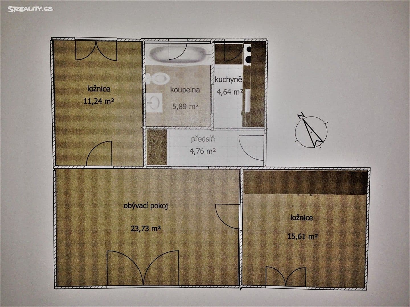 Pronájem bytu 3+kk 58 m², Týnec nad Sázavou, Středočeský kraj Pronájem bytu 3+kk 58 m², Týnec nad Sázavou, Středočeský kraj