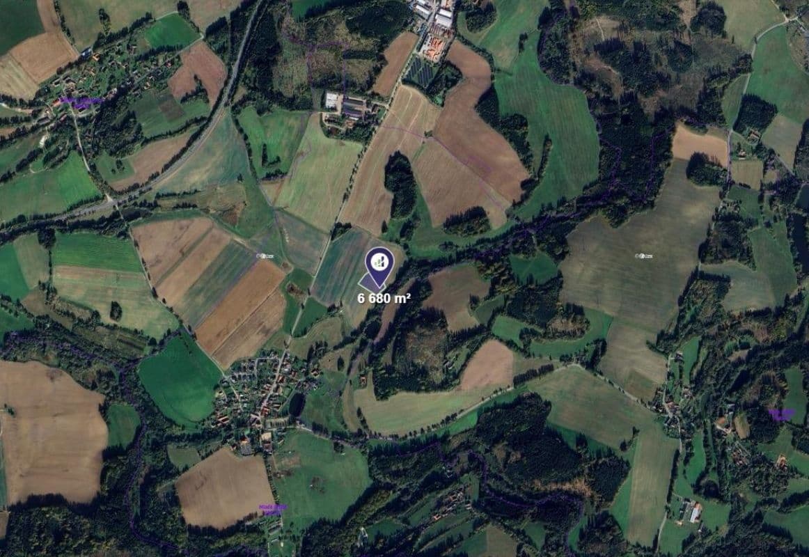 Prodej pozemku 1.336 m², Mladé Bříště, Kraj Vysočina Prodej pozemku 1.336 m², Mladé Bříště, Kraj Vysočina