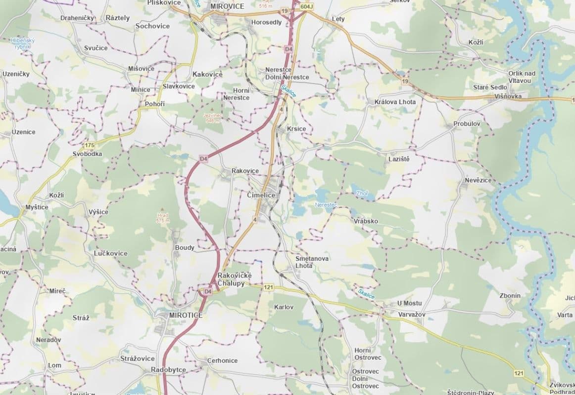Prodej pozemku 2.456 m², Rakovice, Jihočeský kraj Prodej pozemku 2.456 m², Rakovice, Jihočeský kraj