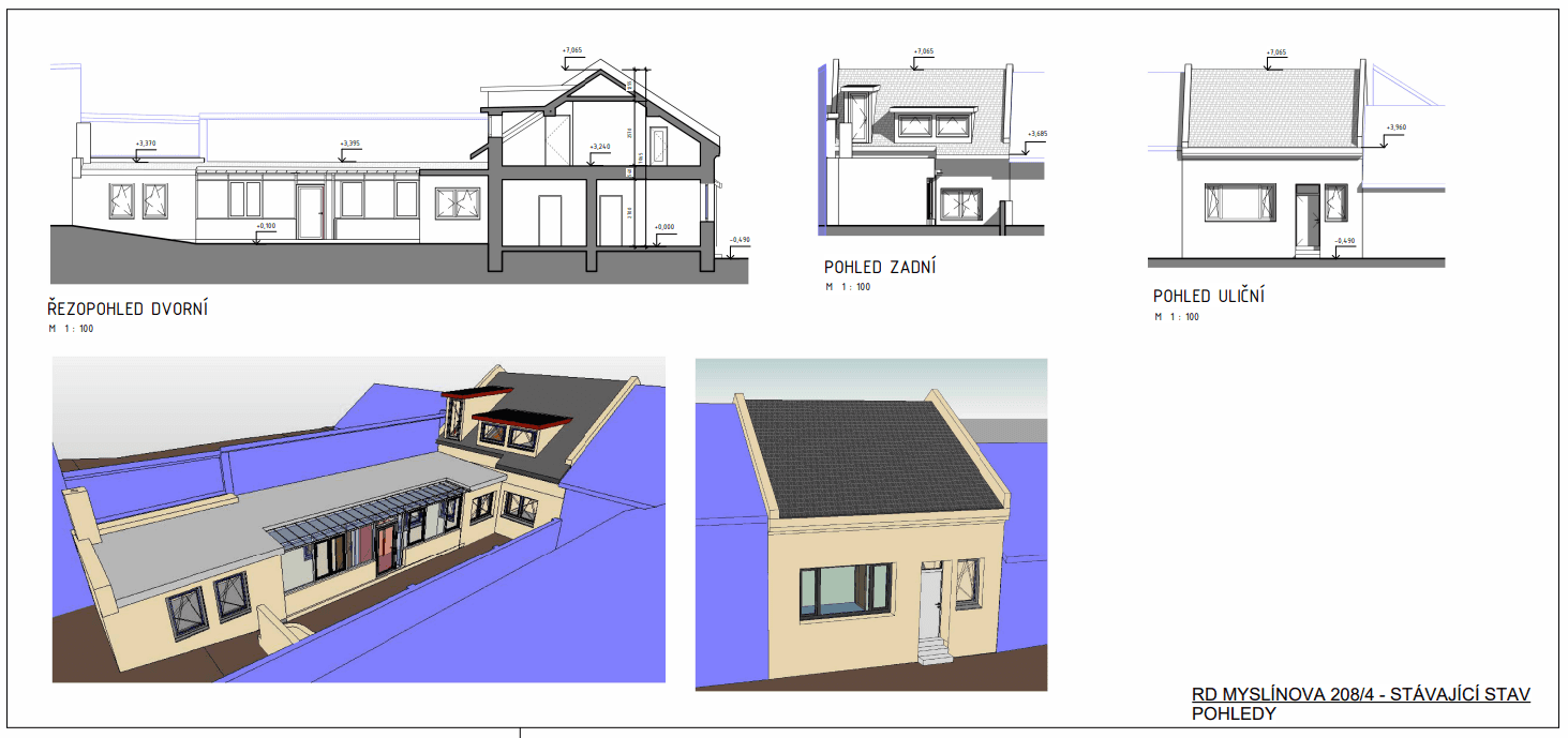 Prodej domu 140 m², pozemek 412 m², Myslínova, Brno, Jihomoravský kraj Prodej domu 140 m², pozemek 412 m², Myslínova, Brno, Jihomoravský kraj