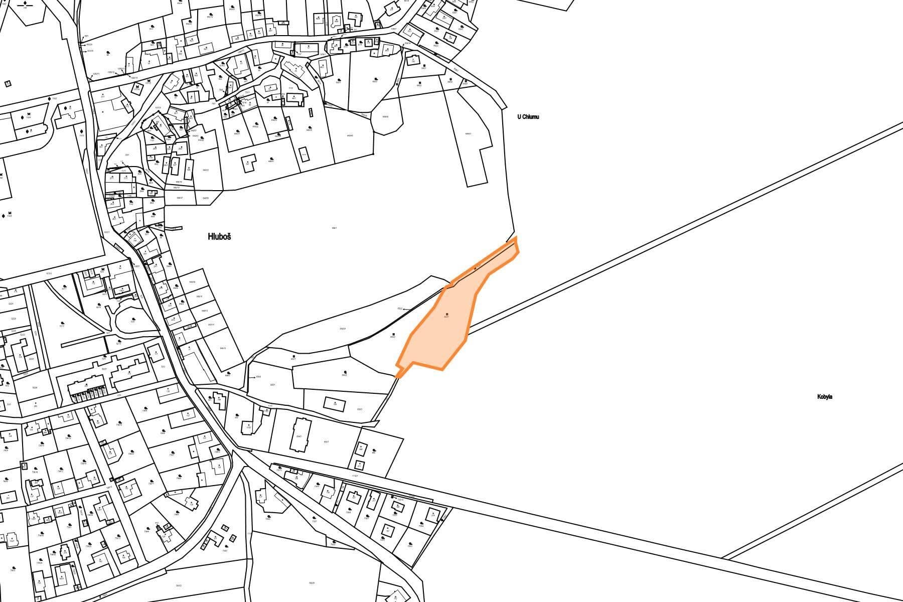 Prodej pozemku 4.612 m², Hluboš, Středočeský kraj Prodej pozemku 4.612 m², Hluboš, Středočeský kraj