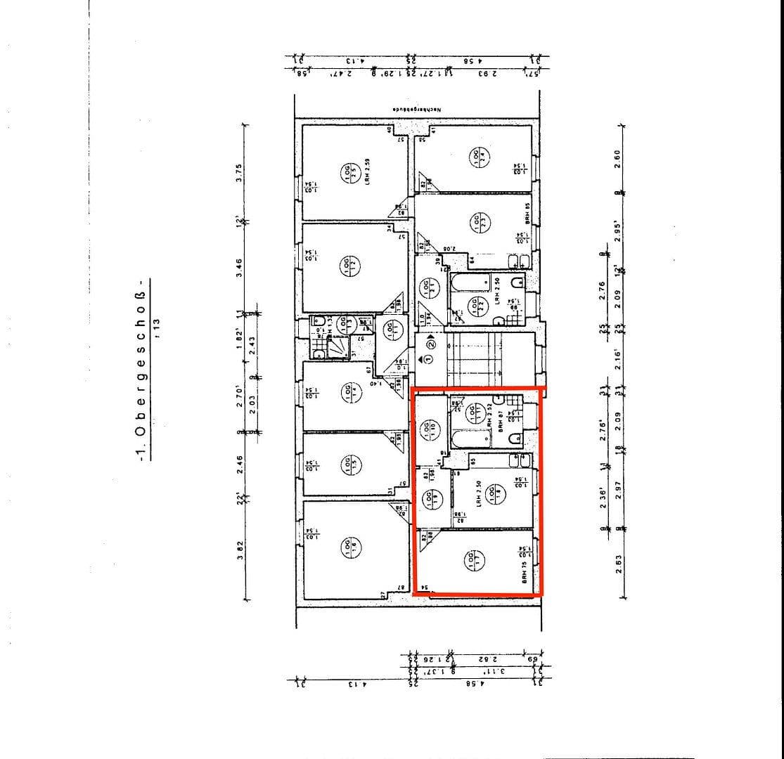 Pronájem bytu 2+1 51 m², Halleschestraße 13, Dessau-Roßlau, Sasko-Anhaltsko Pronájem bytu 2+1 51 m², Halleschestraße 13, Dessau-Roßlau, Sasko-Anhaltsko