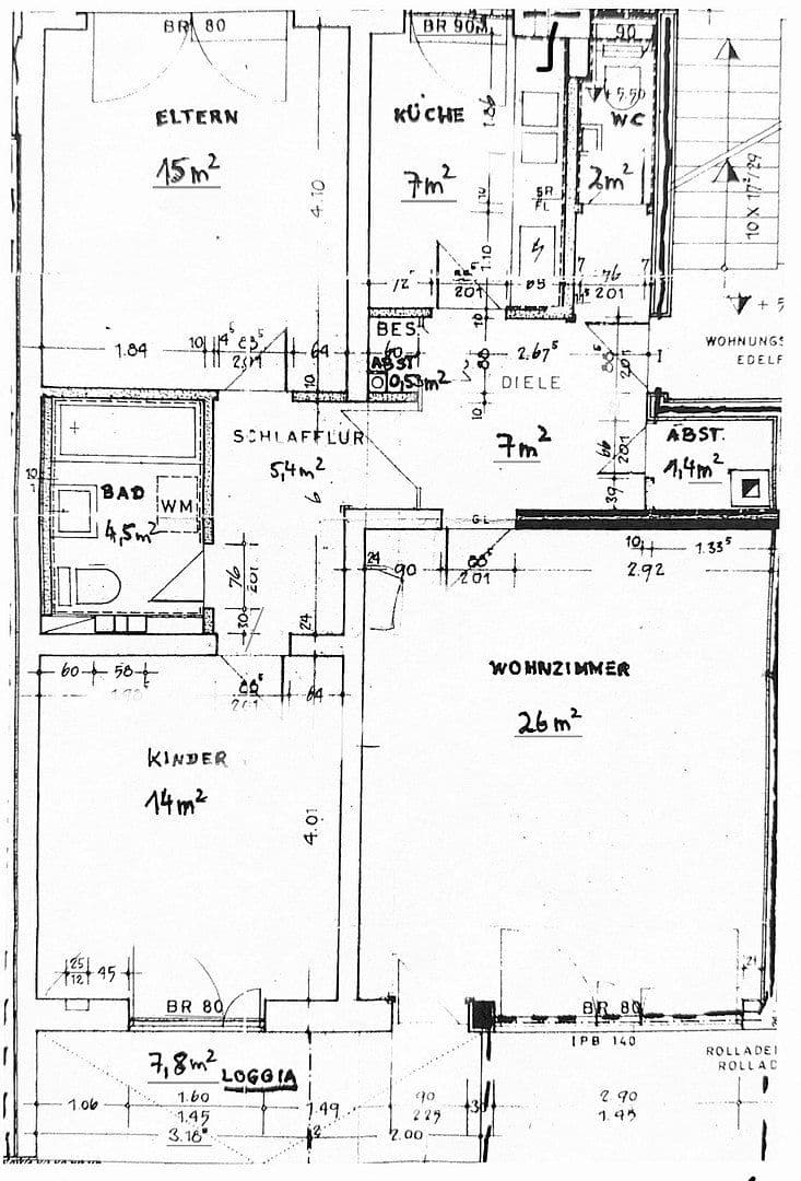 Prodej bytu 3+1 85 m², Wettersteinstraße, Nürnberg, Bavorsko Prodej bytu 3+1 85 m², Wettersteinstraße, Nürnberg, Bavorsko