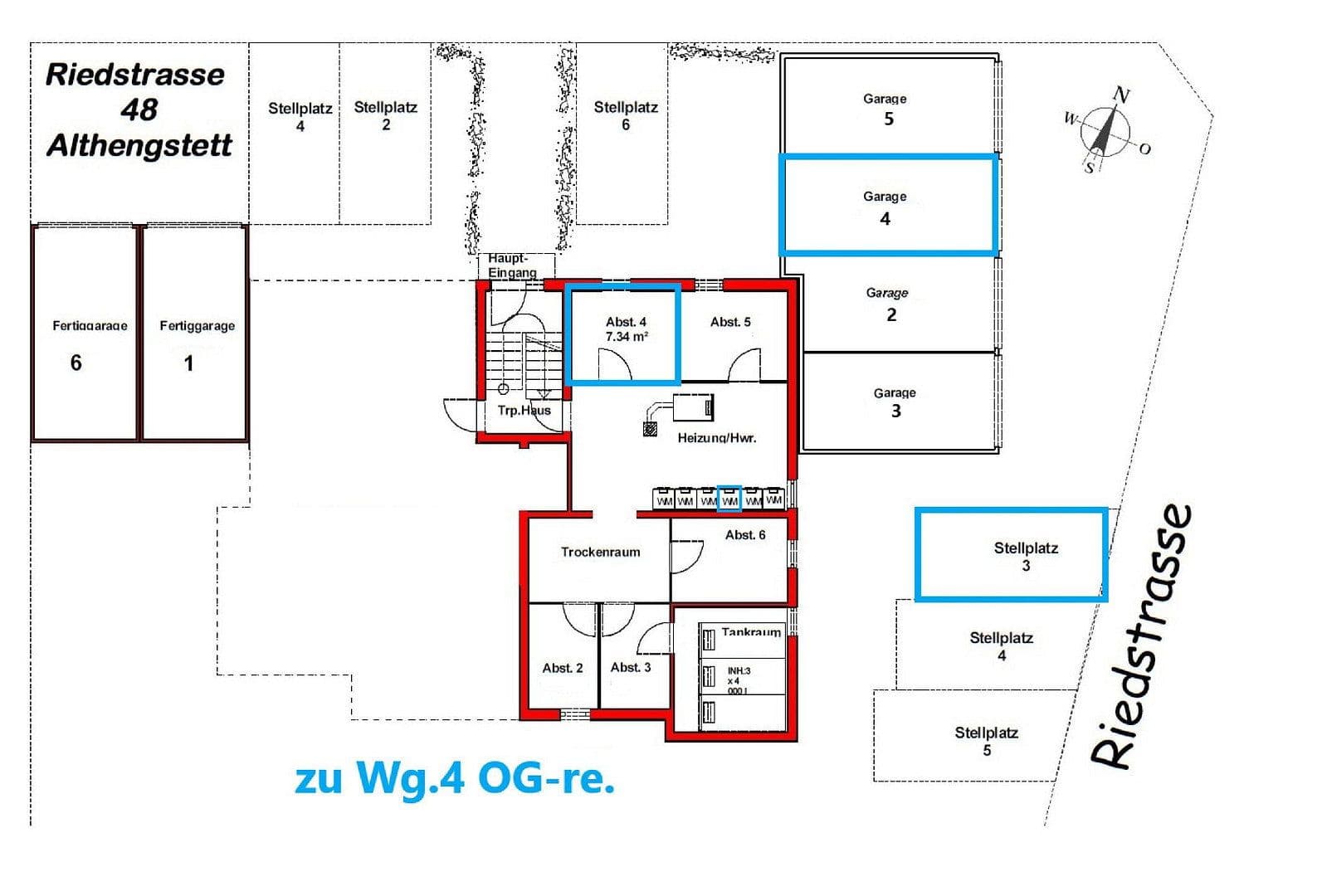 Pronájem bytu 3+1 76 m², Riedstraße 48, Althengstett, Bádensko-Württembersko Pronájem bytu 3+1 76 m², Riedstraße 48, Althengstett, Bádensko-Württembersko