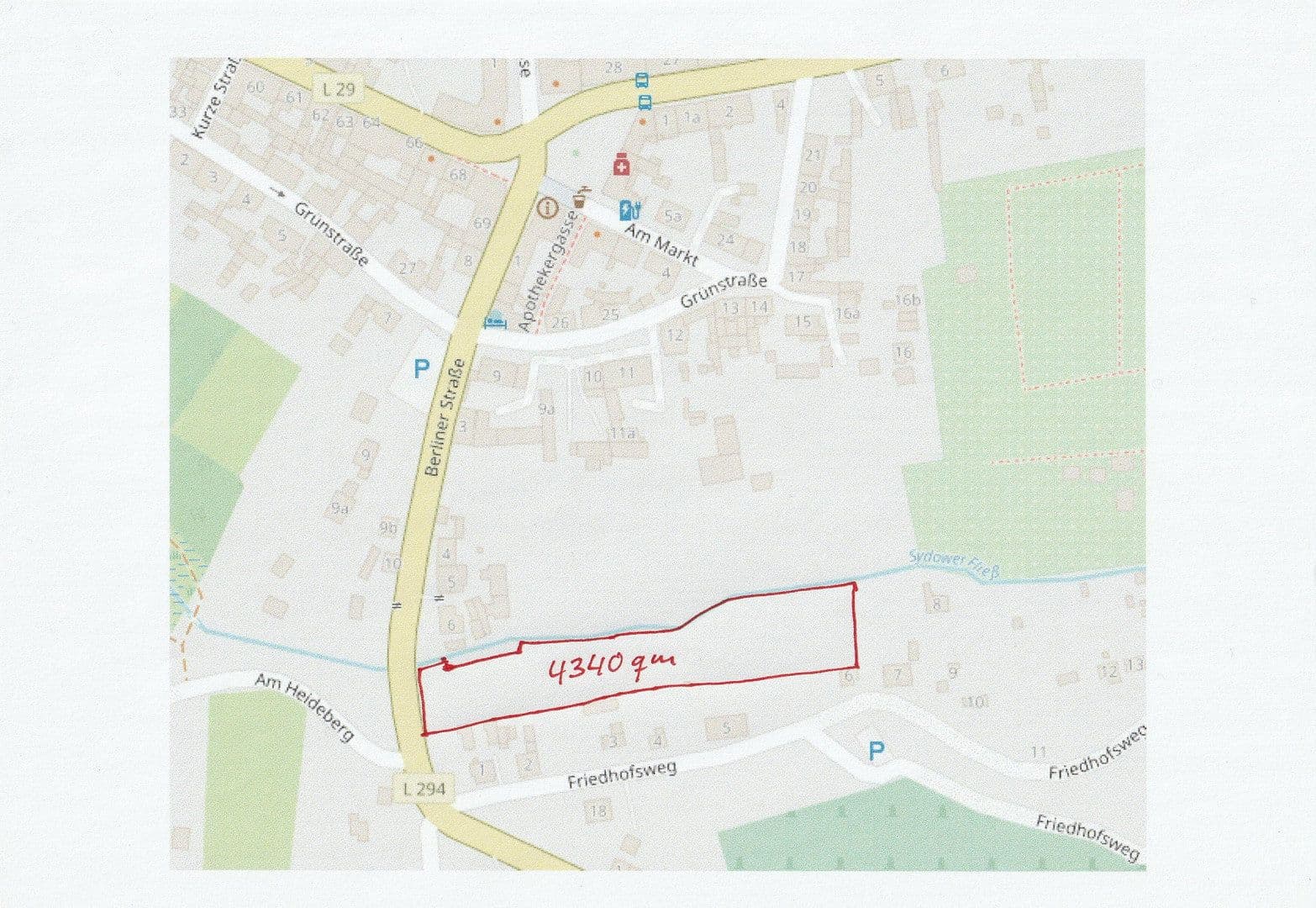 Prodej pozemku 4.340 m², Biesenthal, Braniborsko Prodej pozemku 4.340 m², Biesenthal, Braniborsko