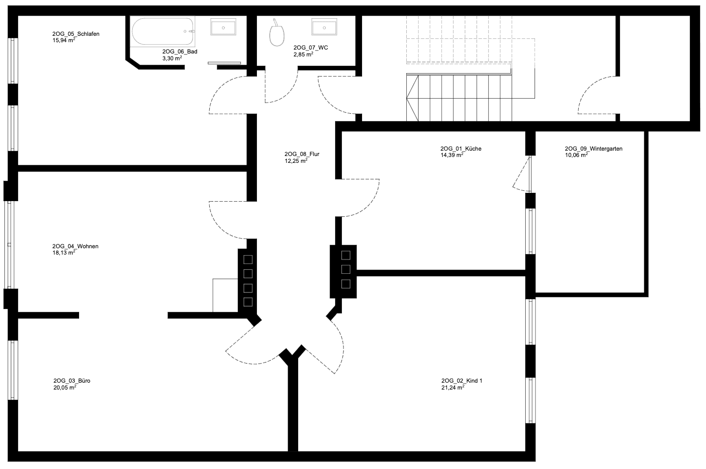 Pronájem bytu 4+1 100 m², Hof, Bavorsko Pronájem bytu 4+1 100 m², Hof, Bavorsko
