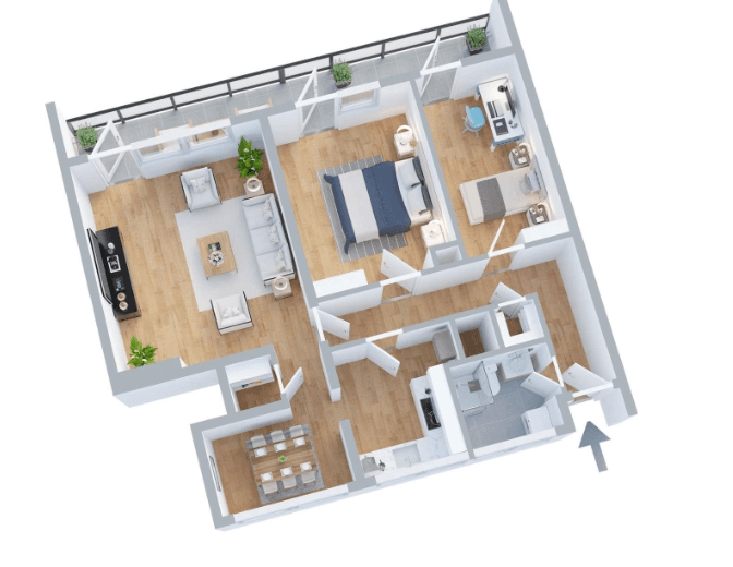 Pronájem bytu 4+1 91 m², Brüsseler Straße 37, Bonn, Severní Porýní-Vestfálsko Pronájem bytu 4+1 91 m², Brüsseler Straße 37, Bonn, Severní Porýní-Vestfálsko