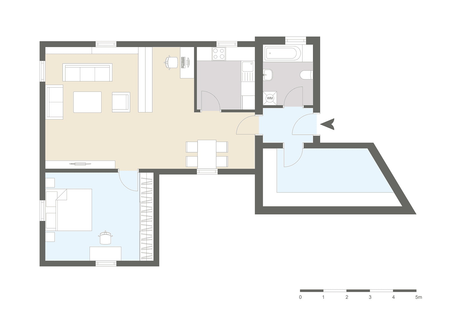 Pronájem bytu 3+1 85 m², Dorfstr. 9, Stocksee, Šlesvicko-Holštýnsko Pronájem bytu 3+1 85 m², Dorfstr. 9, Stocksee, Šlesvicko-Holštýnsko