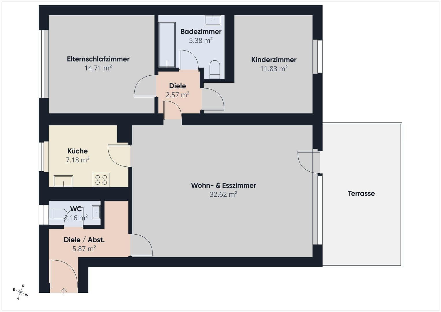 Pronájem bytu 3+1 83 m², Regensburger Straße 36, Bad Abbach, Bavorsko Pronájem bytu 3+1 83 m², Regensburger Straße 36, Bad Abbach, Bavorsko