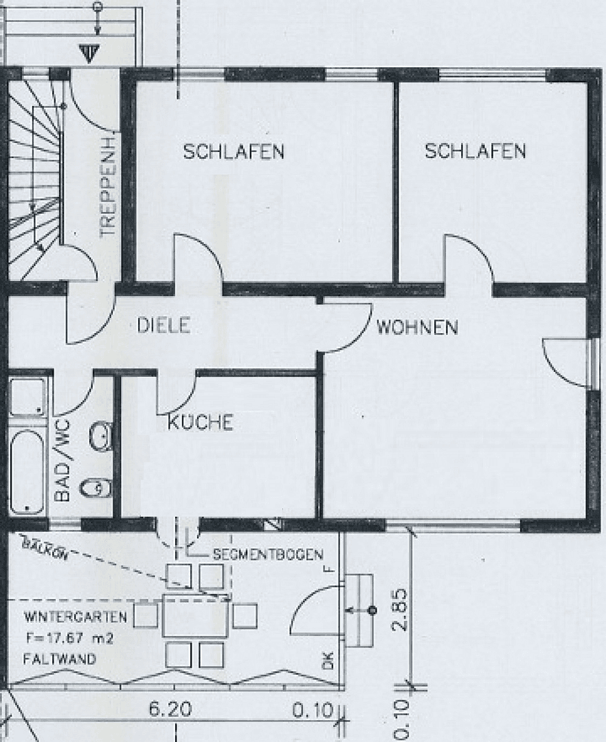 Pronájem bytu 3+1 90 m², Waldkraiburg, Bavorsko Pronájem bytu 3+1 90 m², Waldkraiburg, Bavorsko