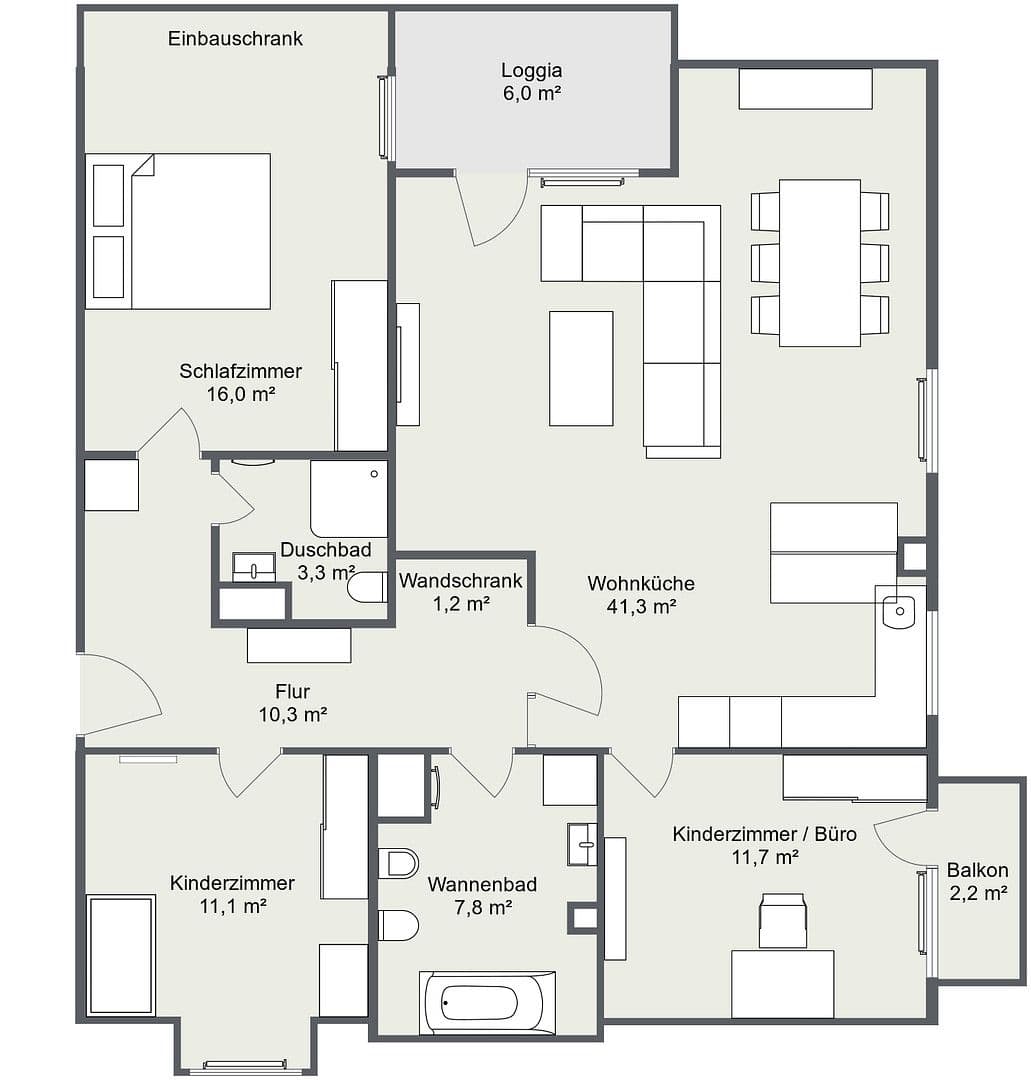 Prodej bytu 4+1 98 m², Erkrath, Severní Porýní-Vestfálsko Prodej bytu 4+1 98 m², Erkrath, Severní Porýní-Vestfálsko