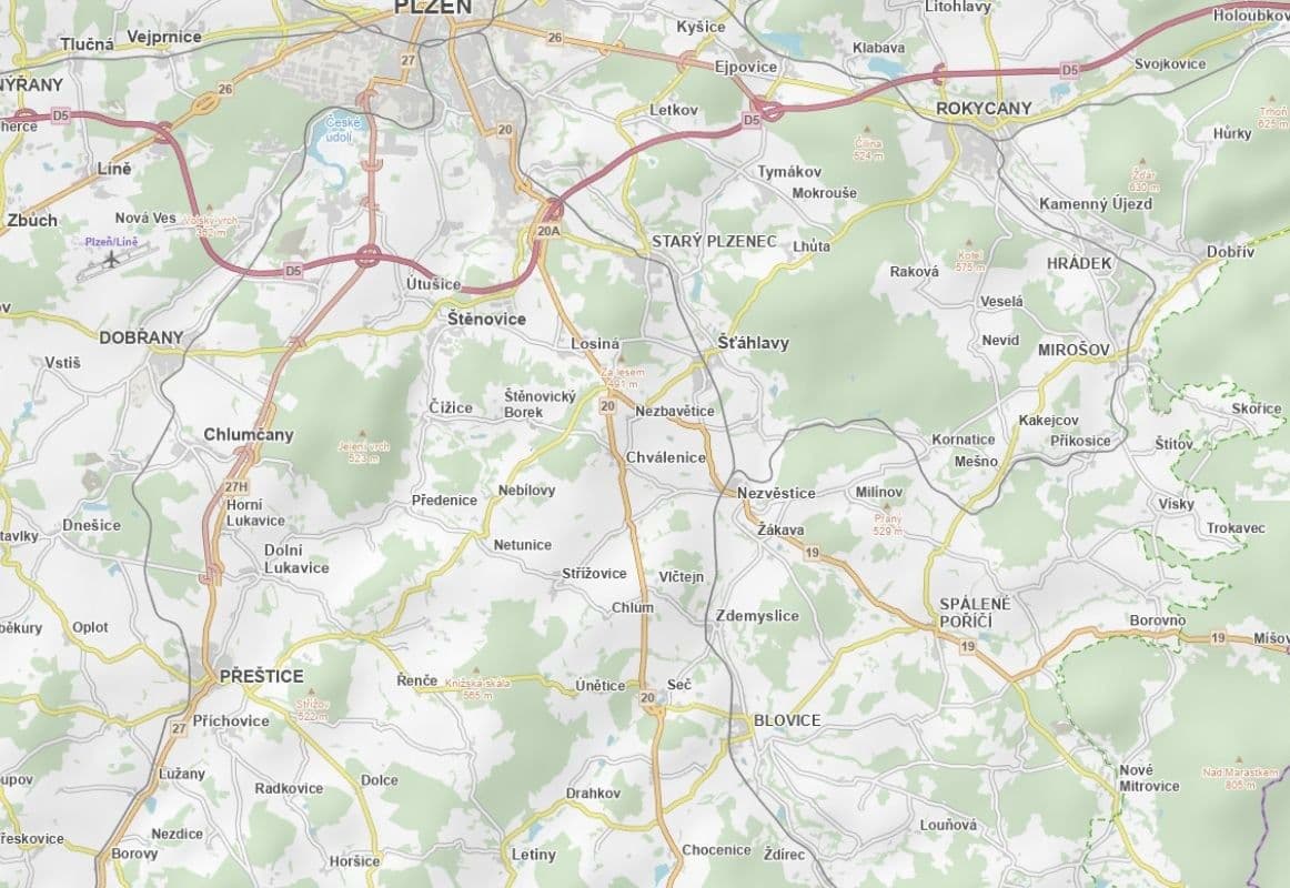 Prodej pozemku 1.431 m², Nebílovy, Plzeňský kraj Prodej pozemku 1.431 m², Nebílovy, Plzeňský kraj