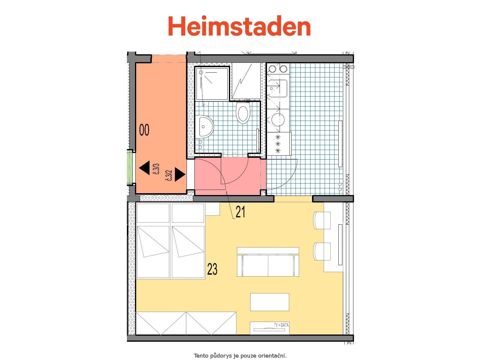 Pronájem bytu 1+kk 30 m², Slovenská, Karviná, Moravskoslezský kraj Pronájem bytu 1+kk 30 m², Slovenská, Karviná, Moravskoslezský kraj