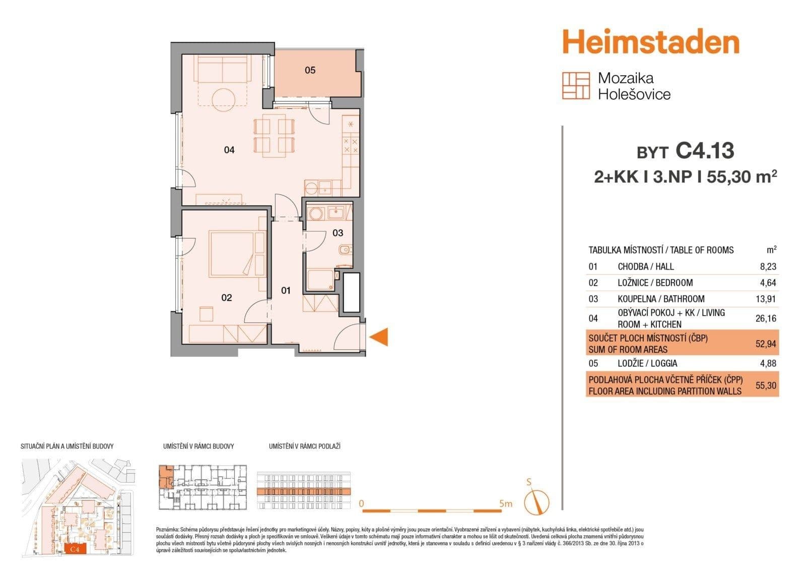 Pronájem bytu 2+kk 55 m², Vrbenského, Praha, Praha Pronájem bytu 2+kk 55 m², Vrbenského, Praha, Praha