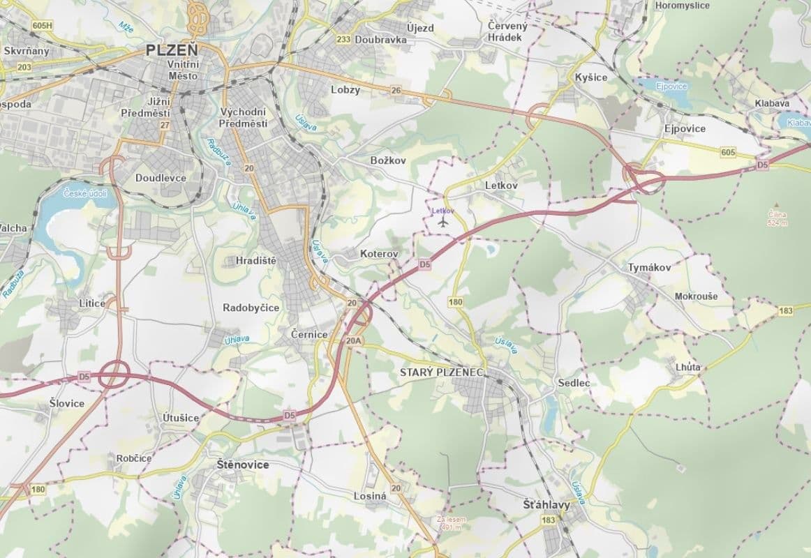 Prodej pozemku 3.830 m², Starý Plzenec, Plzeňský kraj Prodej pozemku 3.830 m², Starý Plzenec, Plzeňský kraj
