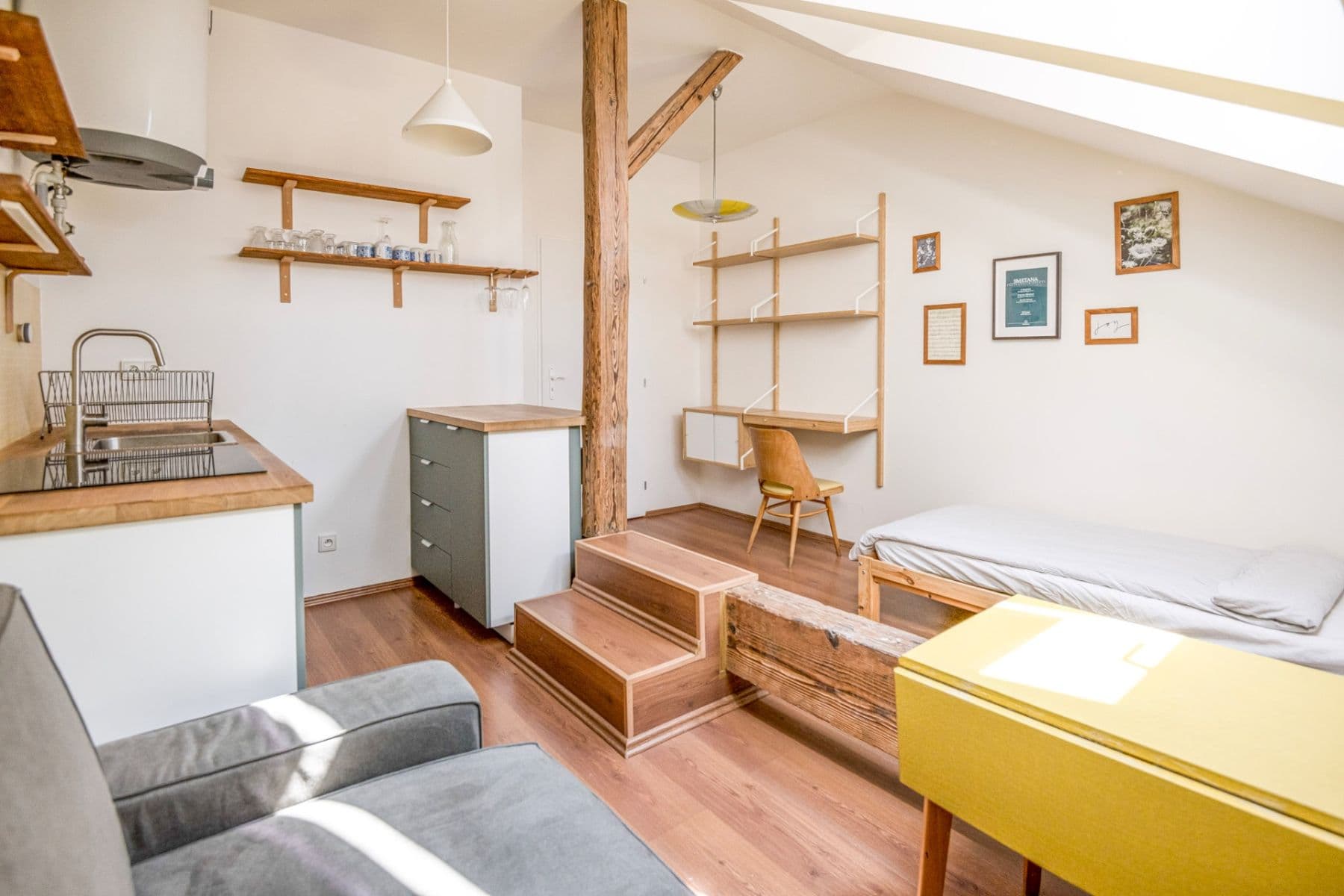 Pronájem bytu 1+kk 28 m², Legerova, Praha, Praha Pronájem bytu 1+kk 28 m², Legerova, Praha, Praha