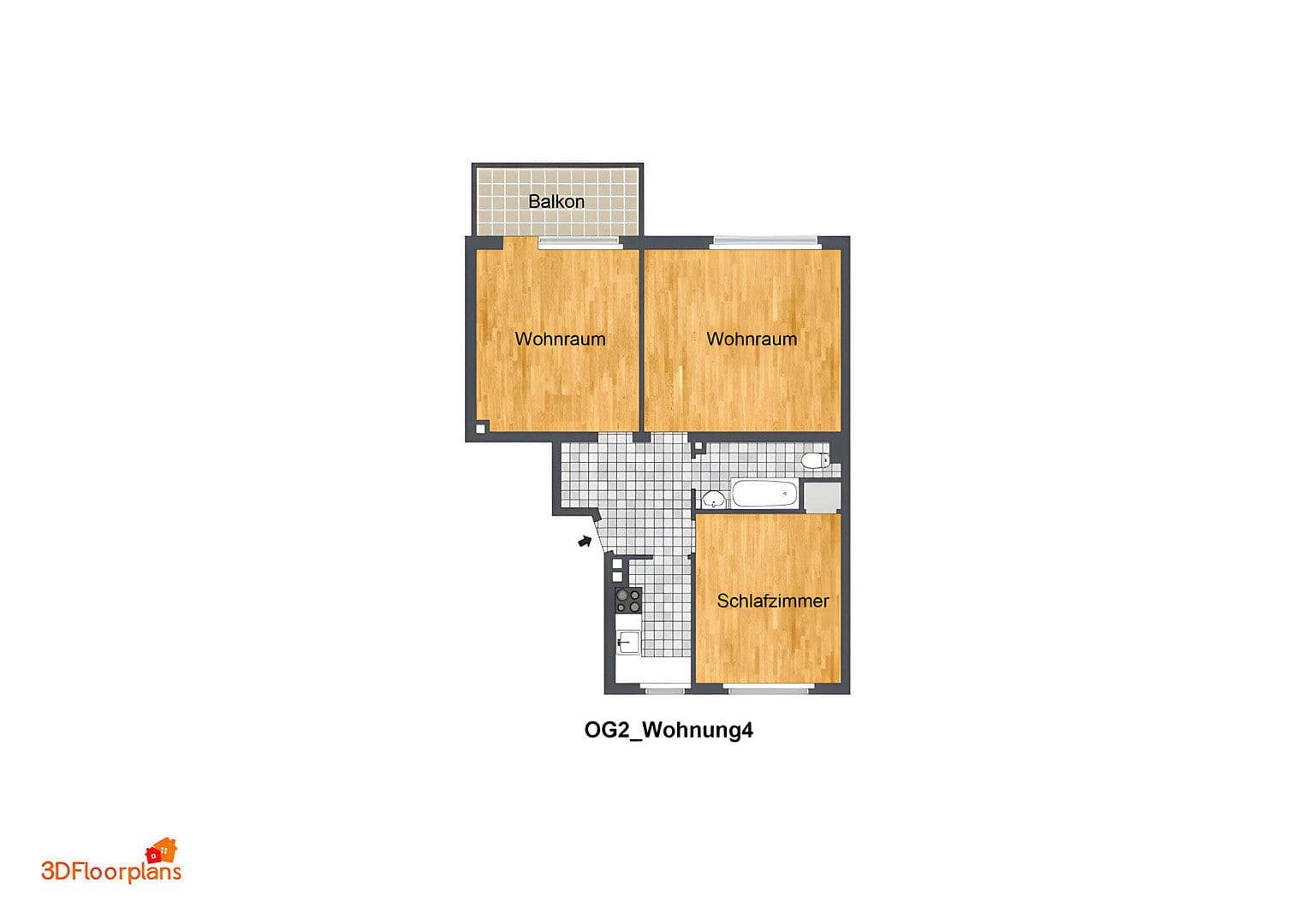 Pronájem bytu 3+kk 73 m², Hermannshöhe 24, Bochum, Severní Porýní-Vestfálsko Pronájem bytu 3+kk 73 m², Hermannshöhe 24, Bochum, Severní Porýní-Vestfálsko