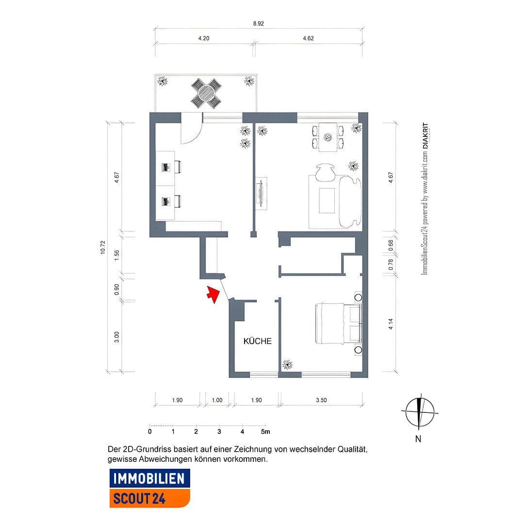 Pronájem bytu 3+kk 73 m², Hermannshöhe 24, Bochum, Severní Porýní-Vestfálsko Pronájem bytu 3+kk 73 m², Hermannshöhe 24, Bochum, Severní Porýní-Vestfálsko