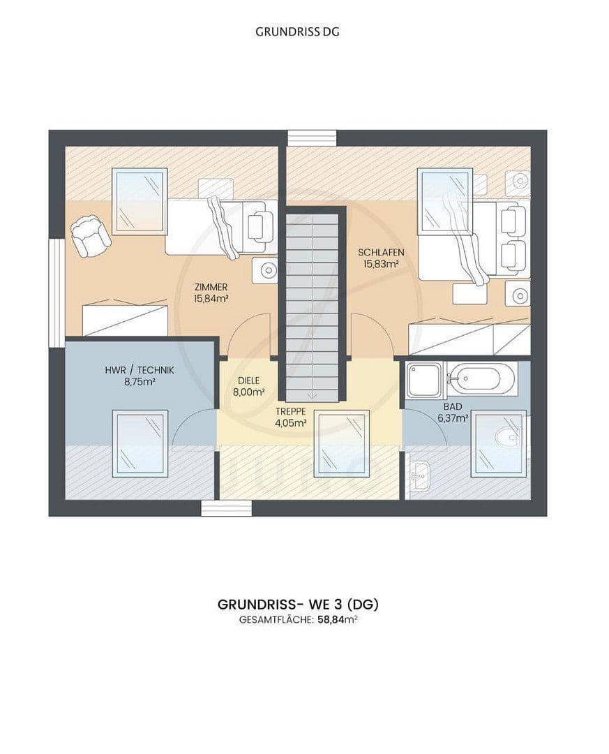 Pronájem bytu 4+1 127 m², Maintal, Hessen Pronájem bytu 4+1 127 m², Maintal, Hessen