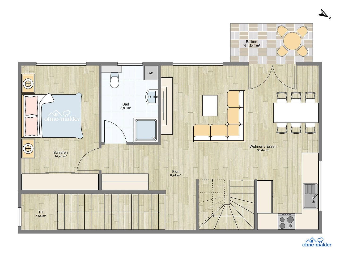 Pronájem bytu 4+1 114 m², Spenge, Severní Porýní-Vestfálsko Pronájem bytu 4+1 114 m², Spenge, Severní Porýní-Vestfálsko