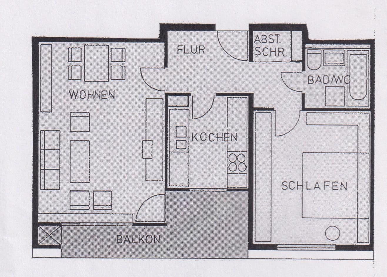 Prodej bytu 2+1 58 m², Fritz-Ulrich-Weg 7, Stuttgart-Möhringen, Bádensko-Württembersko Prodej bytu 2+1 58 m², Fritz-Ulrich-Weg 7, Stuttgart-Möhringen, Bádensko-Württembersko