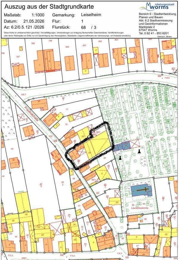Prodej domu 246 m², pozemek 932 m², Friedhofstraße 21, Worms, Porýní-Falc Prodej domu 246 m², pozemek 932 m², Friedhofstraße 21, Worms, Porýní-Falc