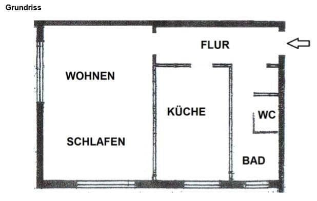 Pronájem bytu 1+kk 46 m², Waiblingen, Bádensko-Württembersko Pronájem bytu 1+kk 46 m², Waiblingen, Bádensko-Württembersko