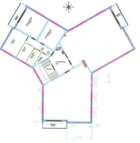 Pronájem bytu 3+1 77 m², Talstrasse 1, Oberasbach, Bavorsko Pronájem bytu 3+1 77 m², Talstrasse 1, Oberasbach, Bavorsko
