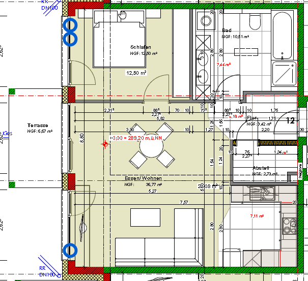 Pronájem bytu 2+kk 69 m², Am Bahndamm 3, Bad Säckingen, Bádensko-Württembersko Pronájem bytu 2+kk 69 m², Am Bahndamm 3, Bad Säckingen, Bádensko-Württembersko