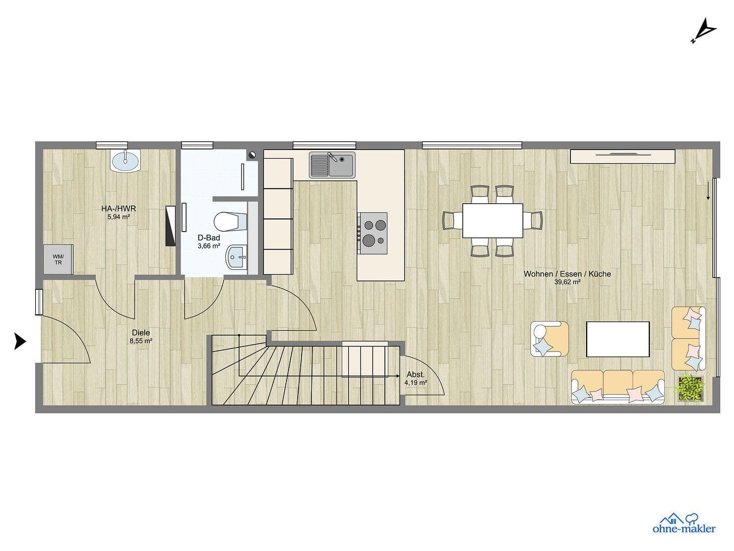 Prodej domu 123 m², pozemek 340 m², Hamburg, Hamburg Prodej domu 123 m², pozemek 340 m², Hamburg, Hamburg