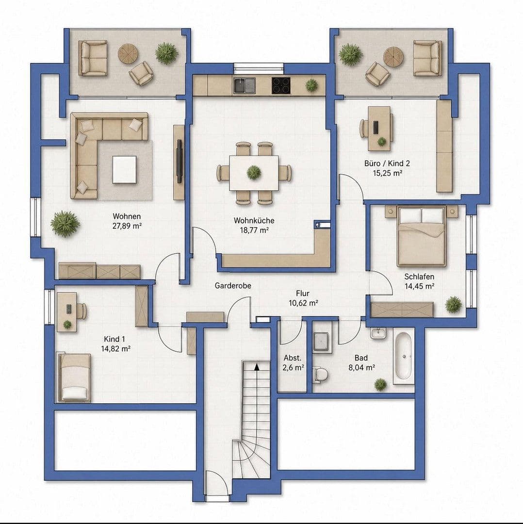 Pronájem bytu 4+kk 125 m², Salzelmener Str.5/1, Bad Rappenau, Bádensko-Württembersko Pronájem bytu 4+kk 125 m², Salzelmener Str.5/1, Bad Rappenau, Bádensko-Württembersko