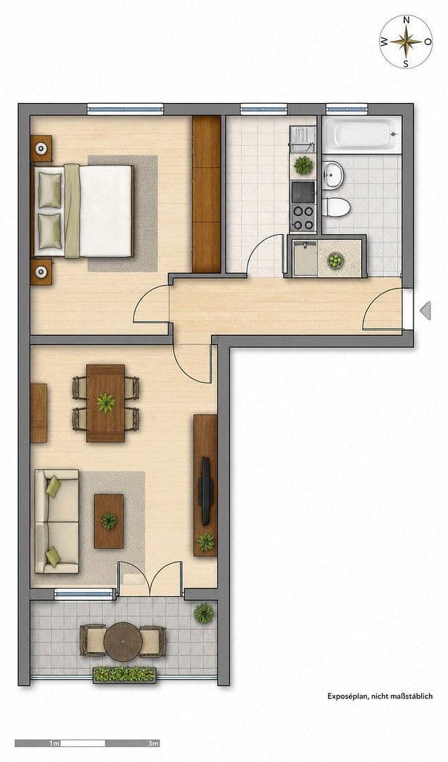 Prodej bytu 2+1 59 m², Berlin Mariendorf, Berlín Prodej bytu 2+1 59 m², Berlin Mariendorf, Berlín