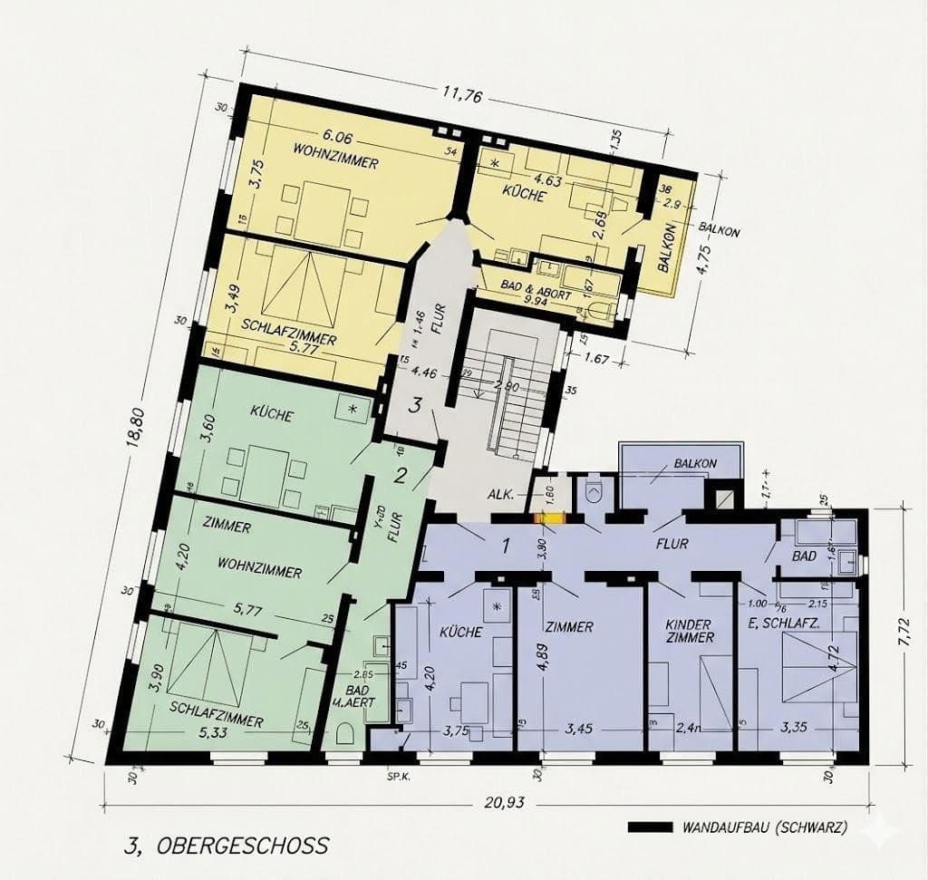 Pronájem bytu 2+1 62 m², Haydnstr 22, Dortmund, Severní Porýní-Vestfálsko Pronájem bytu 2+1 62 m², Haydnstr 22, Dortmund, Severní Porýní-Vestfálsko