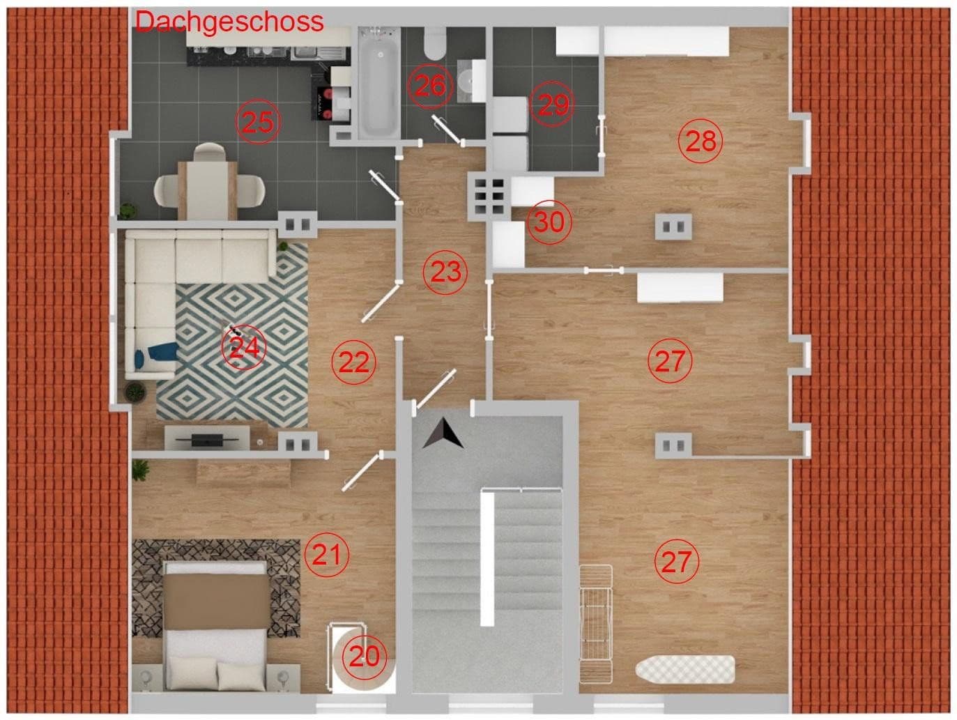 Pronájem bytu 5+1 145 m², Hägener Straße 61, Remscheid, Severní Porýní-Vestfálsko Pronájem bytu 5+1 145 m², Hägener Straße 61, Remscheid, Severní Porýní-Vestfálsko