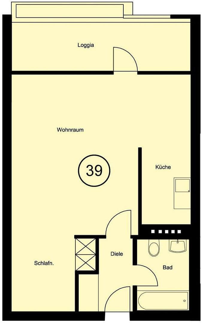 Pronájem bytu 1+kk 50 m², Wichmannstr. 24, Berlin, Berlín Pronájem bytu 1+kk 50 m², Wichmannstr. 24, Berlin, Berlín