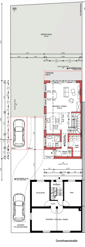 Prodej domu 127 m², pozemek 387 m², Dreieich, Hessen Prodej domu 127 m², pozemek 387 m², Dreieich, Hessen