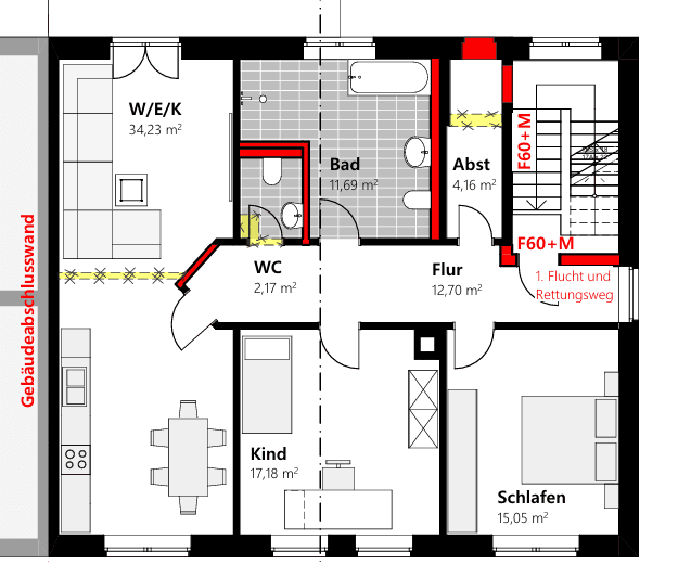 Pronájem bytu 3+1 98 m², Lohmühlenstraße 2, Lüdenscheid, Severní Porýní-Vestfálsko Pronájem bytu 3+1 98 m², Lohmühlenstraße 2, Lüdenscheid, Severní Porýní-Vestfálsko