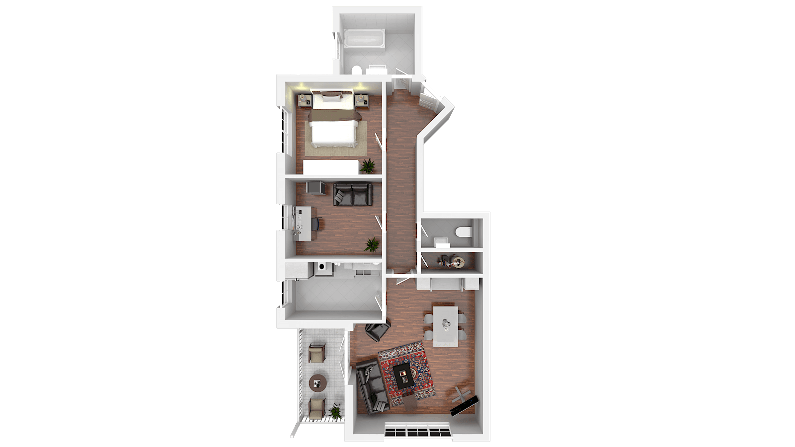 Pronájem bytu 3+1 94 m², Marburg, Hessen Pronájem bytu 3+1 94 m², Marburg, Hessen