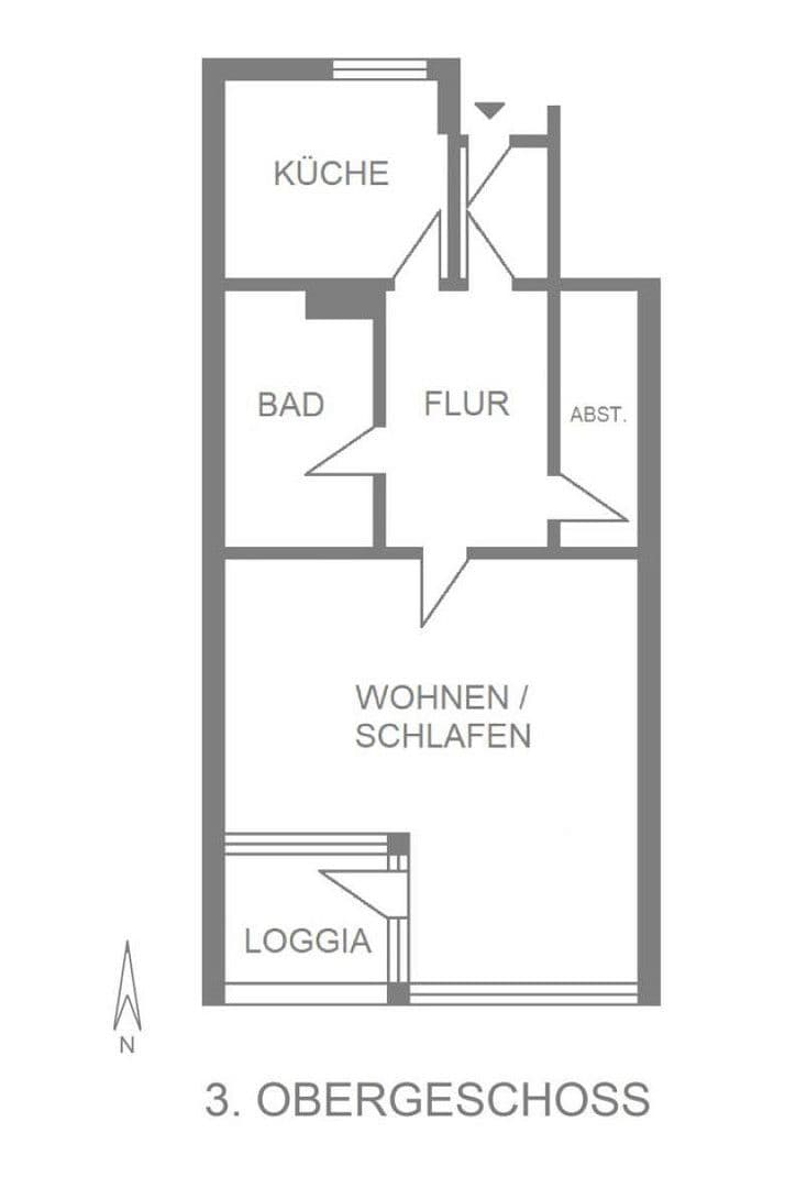 Pronájem bytu 1+kk 42 m², Dresdener Ring 11, Wolfsburg, Dolní Sasko Pronájem bytu 1+kk 42 m², Dresdener Ring 11, Wolfsburg, Dolní Sasko